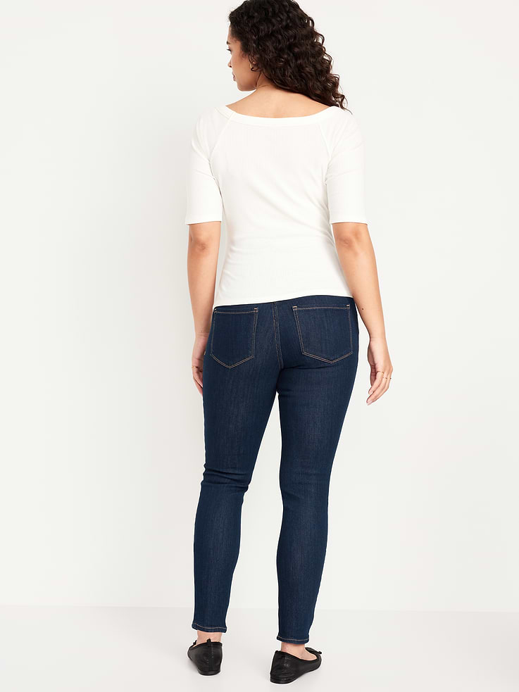 Image number 3 showing, Maternity Full-Panel Wow Skinny Jeans