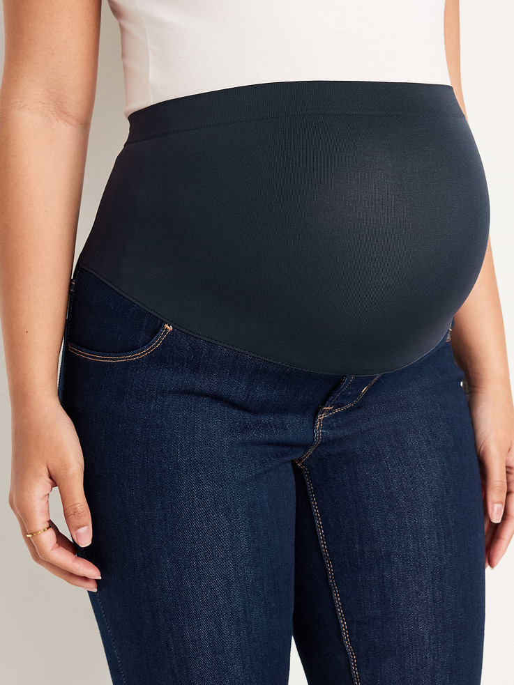 Image number 5 showing, Maternity Full-Panel Wow Skinny Jeans