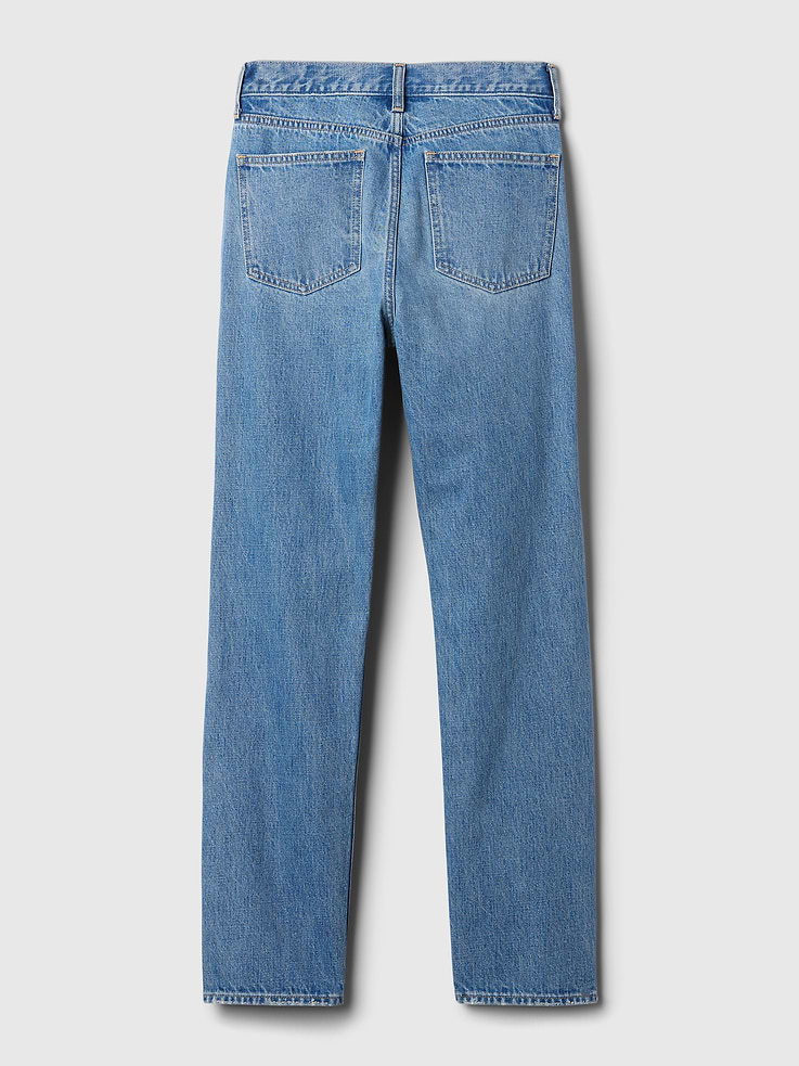 Image number 8 showing, High Rise Rigid '90s Slim Straight Jeans