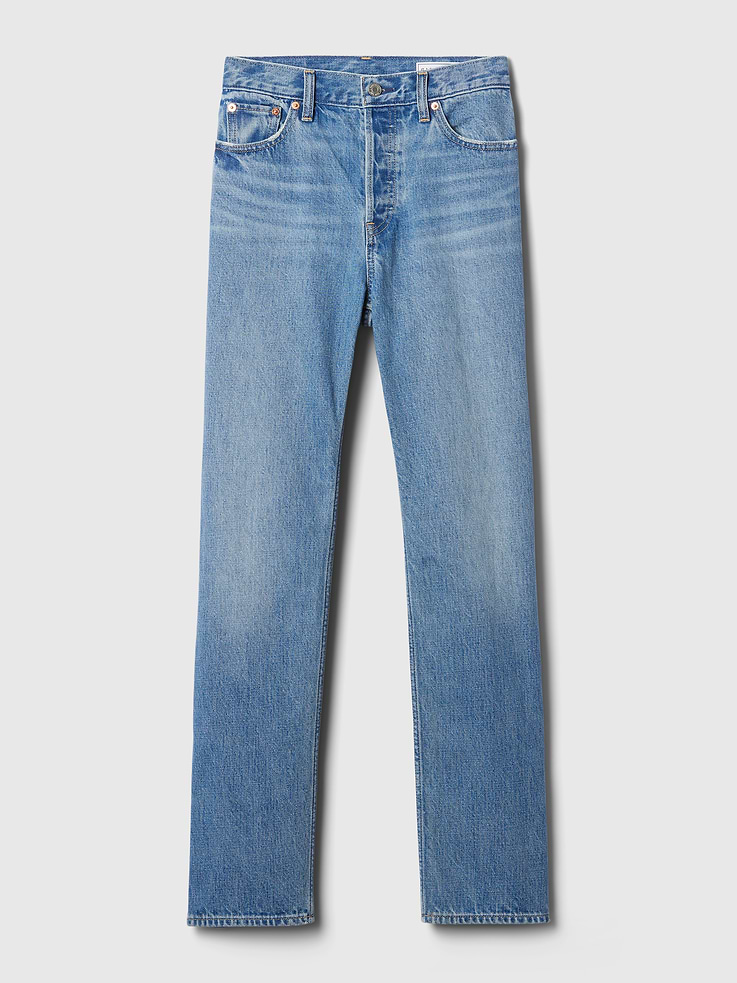 Image number 7 showing, High Rise Rigid '90s Slim Straight Jeans