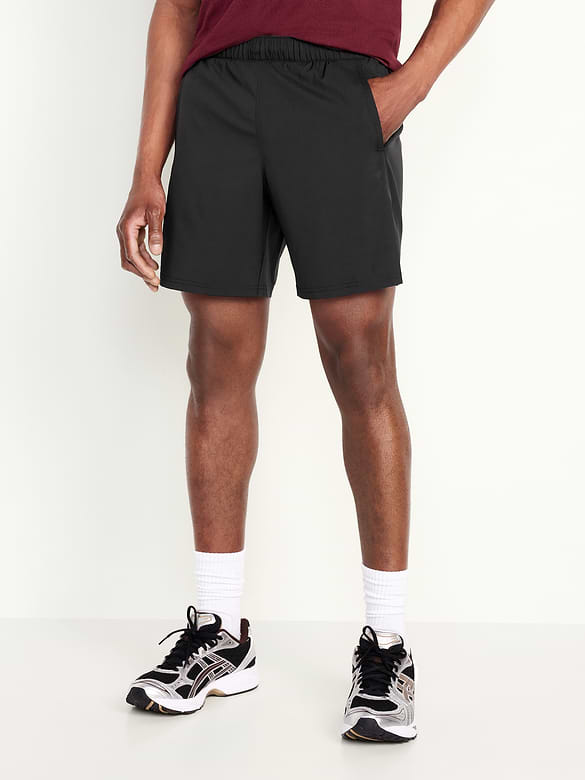 Essential Woven Lined Workout Shorts -- 7-inch inseam