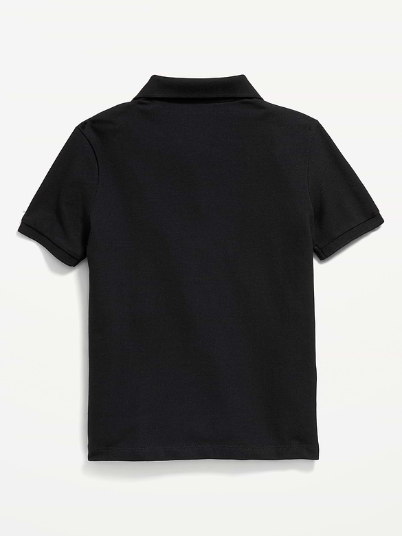 Polo d'uniforme en piqué Built-In Flex pour garçon
