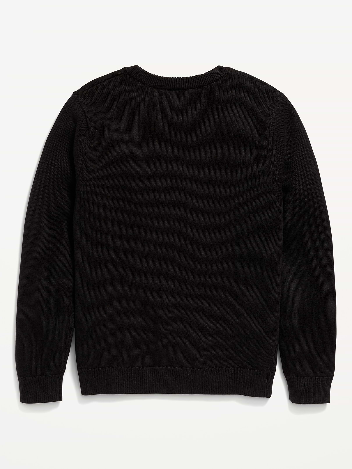 Image number 3 showing, School Uniform Solid V-Neck Sweater for Boys
