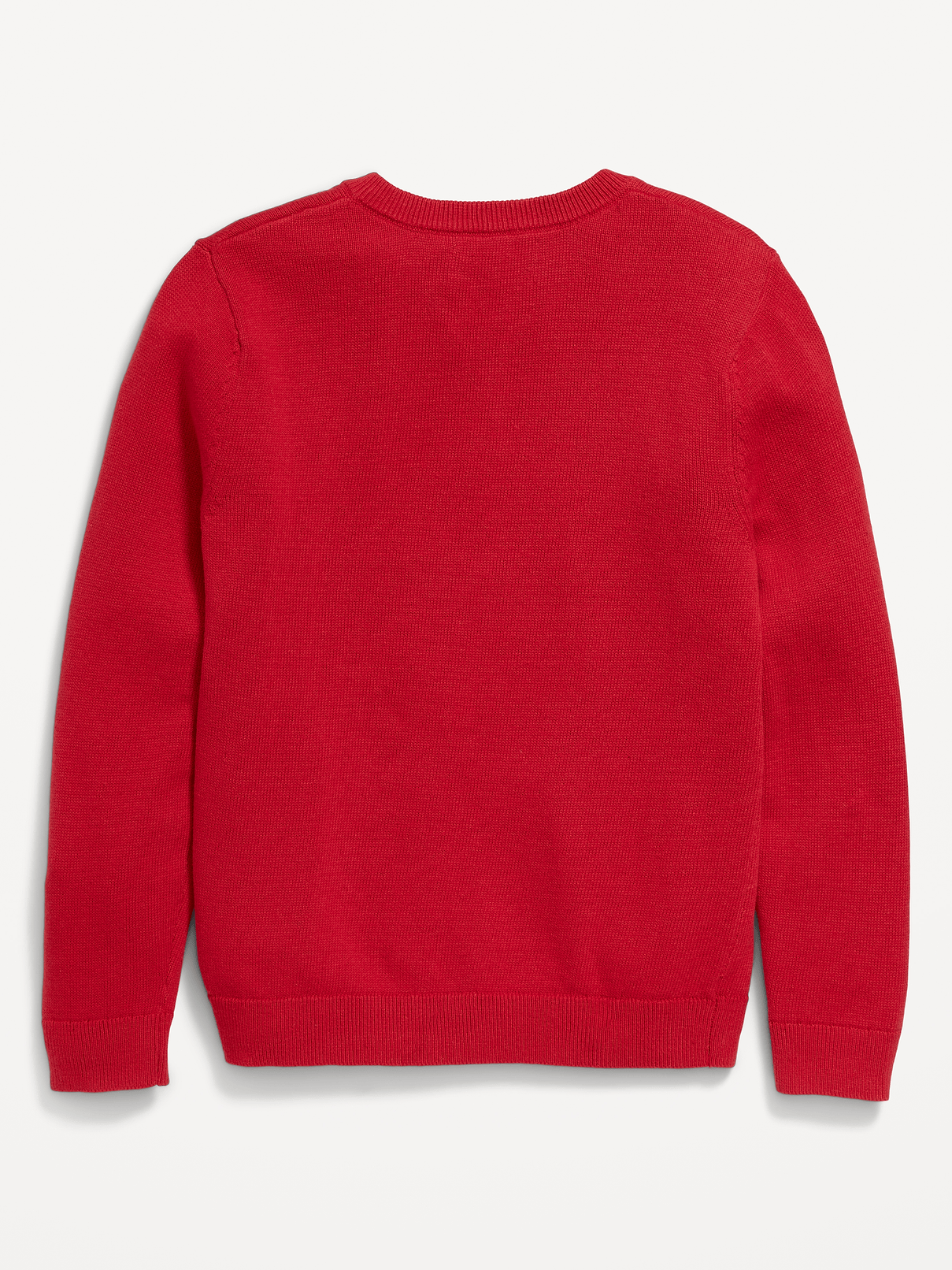 Image 3 of 3, School Uniform Solid V-Neck Sweater for Boys