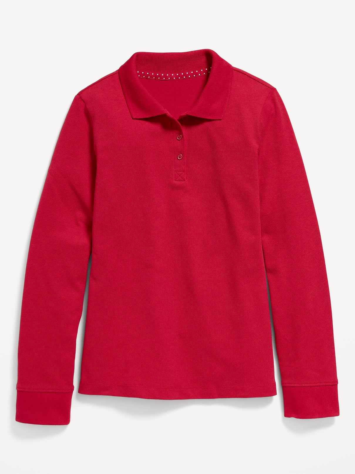 Image number 2 showing, Uniform Pique Polo Shirt for Girls
