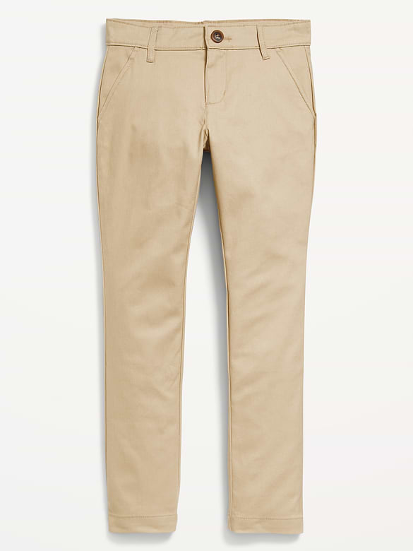 Pantalon d’uniforme à coupe ajustée pour fille