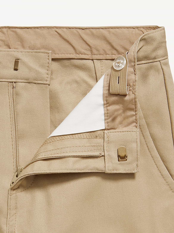 Pantalon chino d’uniforme scolaire étroit à extensibilité intégrée pour Garçon
