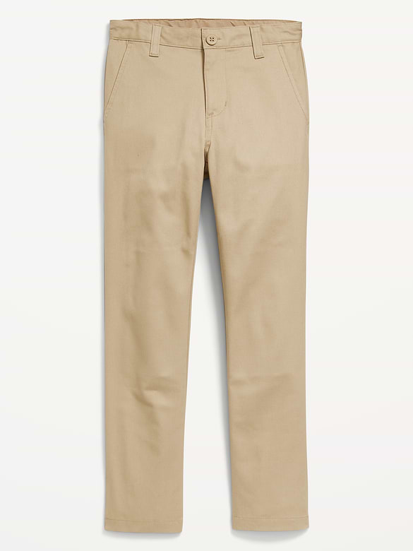 Pantalon chino d’uniforme scolaire étroit à extensibilité intégrée pour Garçon