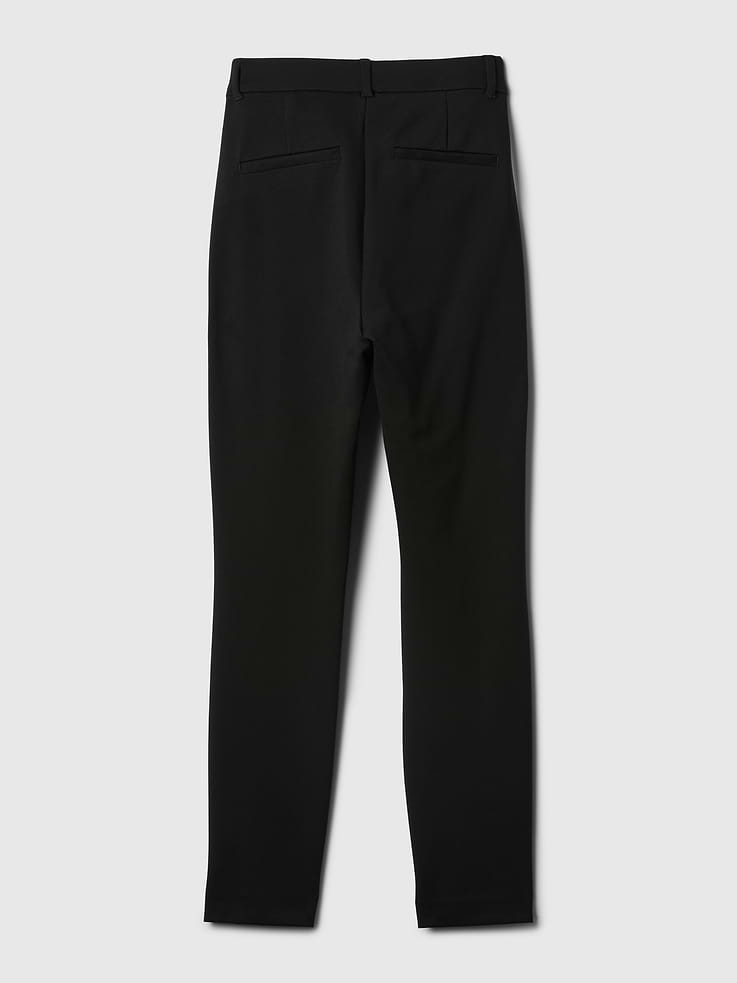 L'image numéro 8 présente Pantalon moulant à taille haute en point de rome