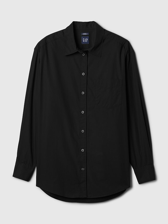 Organic Cotton Poplin Big Shirt