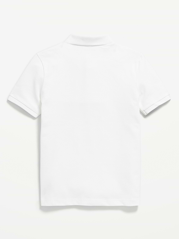 School Uniform Pique Polo Shirt for Boys