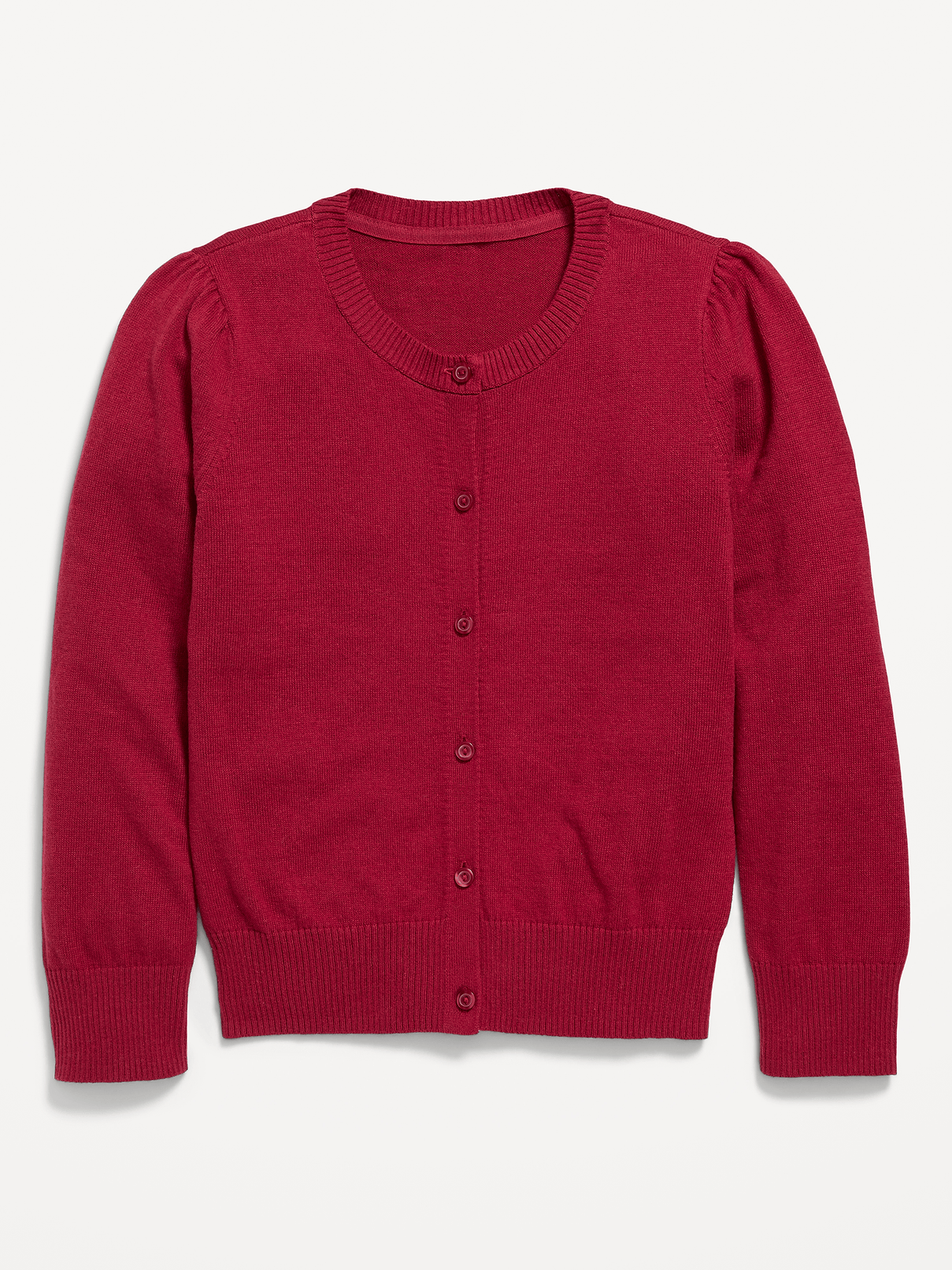 Image number 2 showing, School Uniform Button-Up Cardigan for Girls