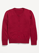 Image number 2 showing, School Uniform Button-Up Cardigan for Girls