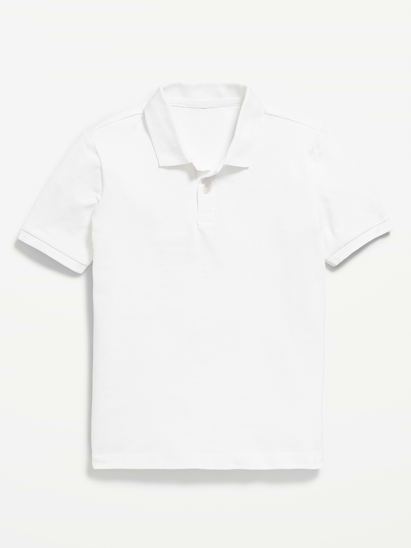School Uniform Pique Polo Shirt for Boys