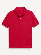 L'image numéro 2 présente Polo d'uniforme en piqué Built-In Flex pour garçon