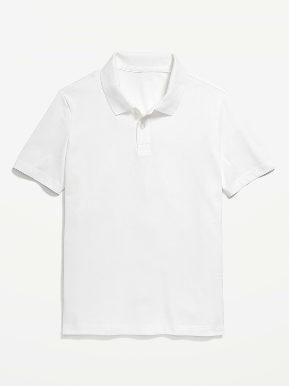 Polo d’uniforme scolaire en jersey pour Garçon