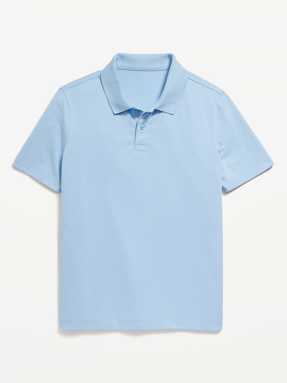 Polo d’uniforme scolaire en jersey pour Garçon
