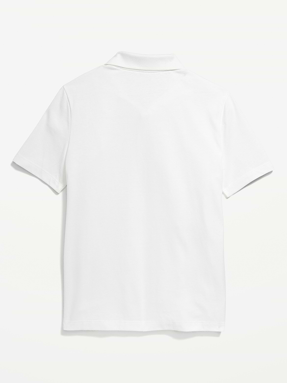 Polo d’uniforme scolaire en jersey pour Garçon