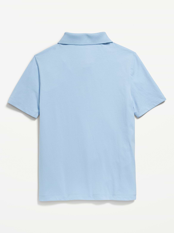Polo d’uniforme scolaire en jersey pour Garçon