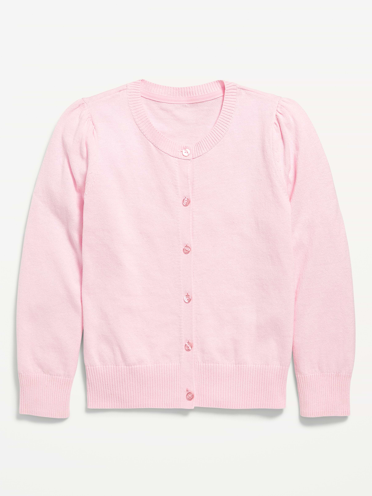 Image number 2 showing, School Uniform Button-Up Cardigan for Girls