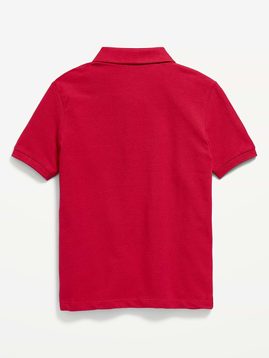 Image number 3 showing, School Uniform Pique Polo Shirt for Boys