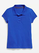Image number 2 showing, Uniform Pique Polo Shirt for Girls