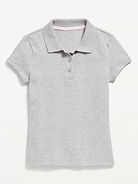 Image number 2 showing, Uniform Pique Polo Shirt for Girls