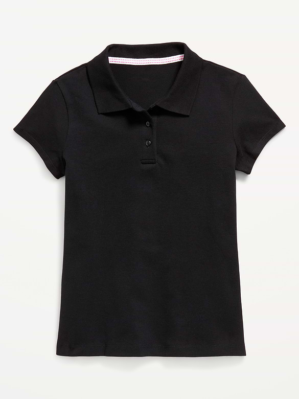 Uniform Pique Polo Shirt for Girls