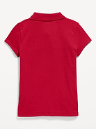 Image number 3 showing, Uniform Pique Polo Shirt for Girls