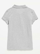 Image number 3 showing, Uniform Pique Polo Shirt for Girls