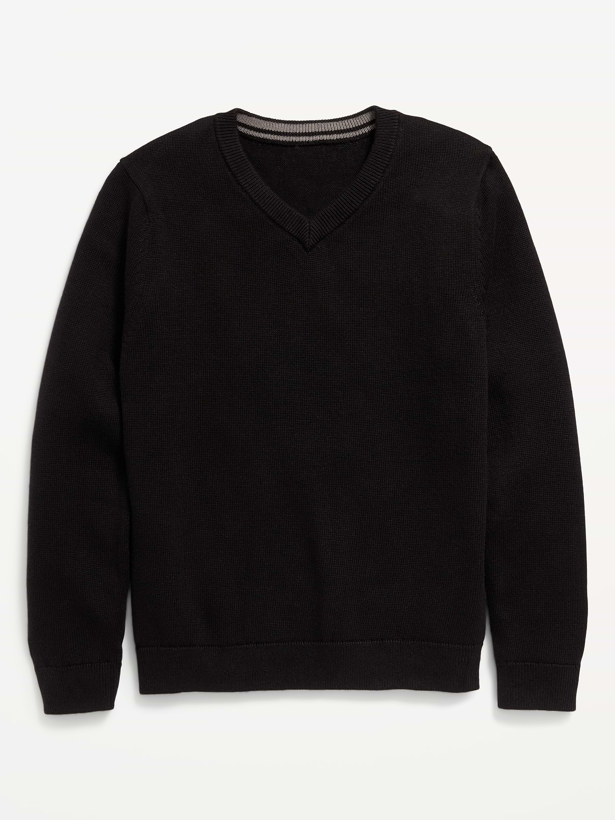 Image number 2 showing, School Uniform Solid V-Neck Sweater for Boys