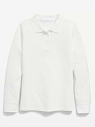 Image number 2 showing, Uniform Pique Polo Shirt for Girls