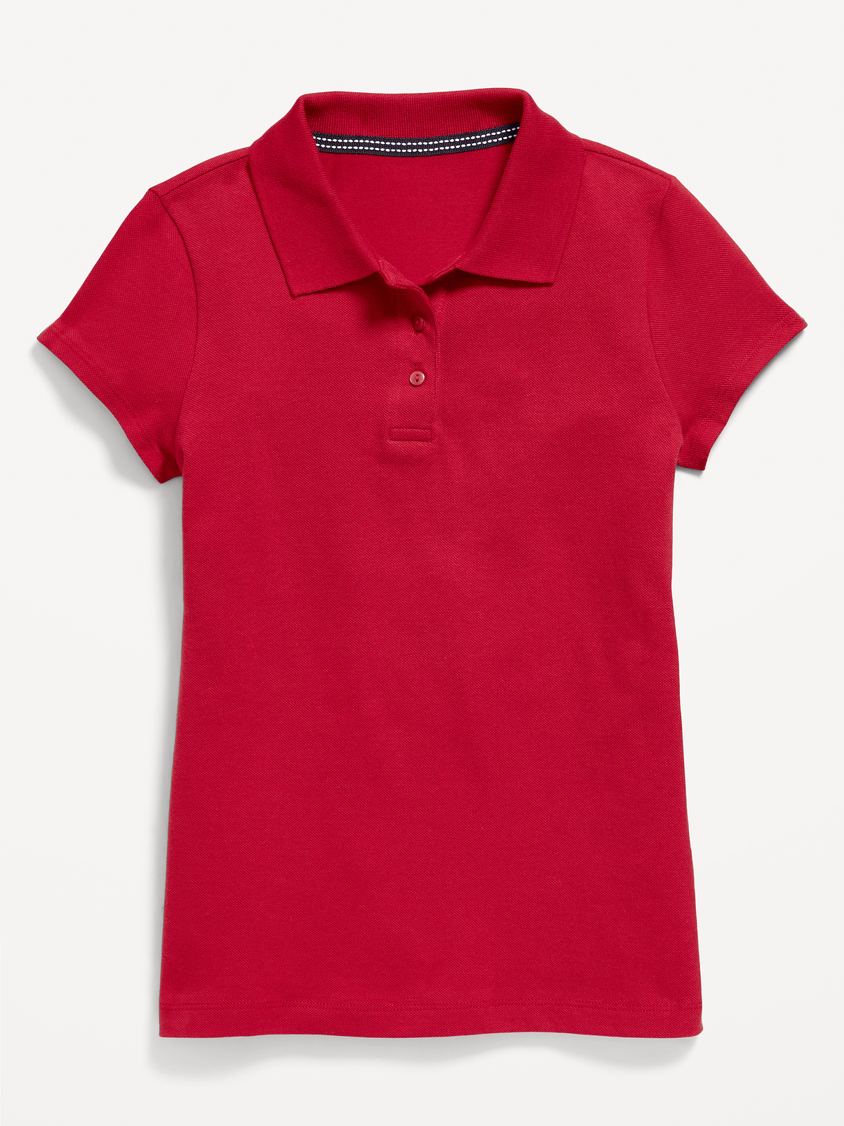 Image number 2 showing, Uniform Pique Polo Shirt for Girls
