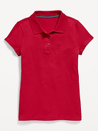 Image number 2 showing, Uniform Pique Polo Shirt for Girls