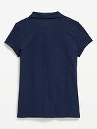 Image number 3 showing, Uniform Pique Polo Shirt for Girls