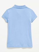 Image number 3 showing, Uniform Pique Polo Shirt for Girls