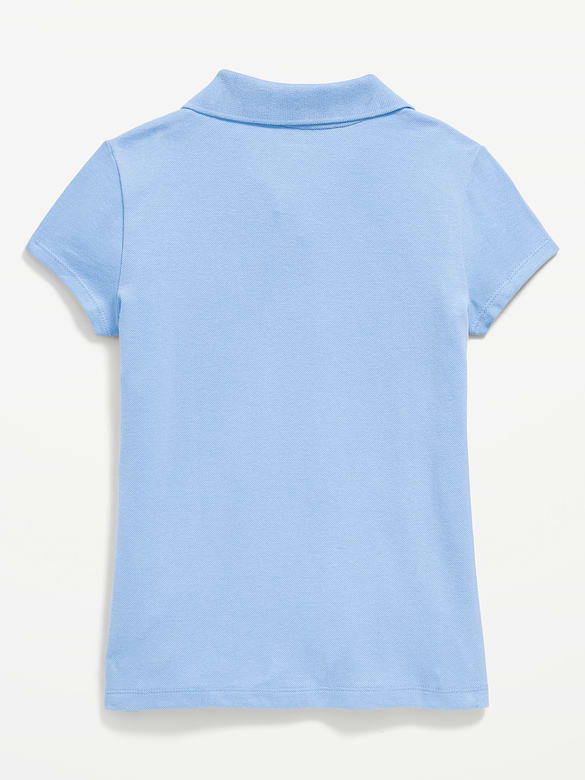 Uniform Pique Polo Shirt for Girls