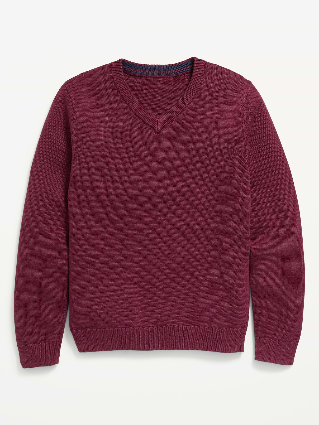 Image number 2 showing, School Uniform Solid V-Neck Sweater for Boys
