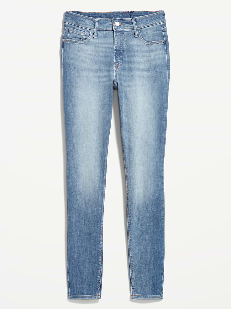 L'image numéro 5 présente Jean Rockstar super ajusté à taille haute