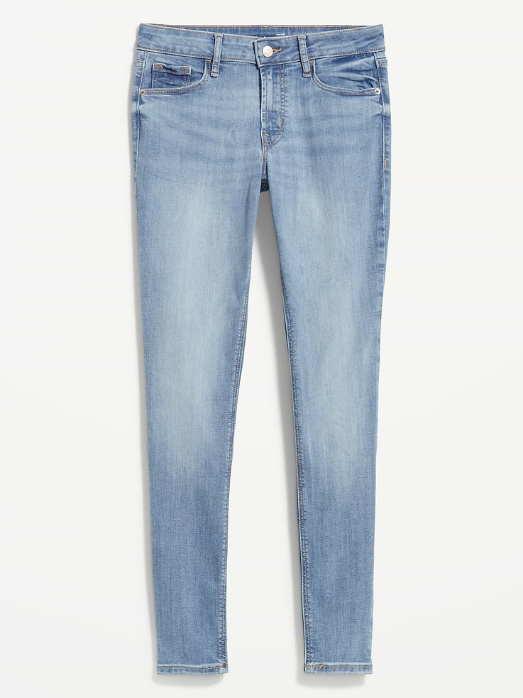 Image number 5 showing, Mid-Rise Rockstar Super-Skinny Jeans