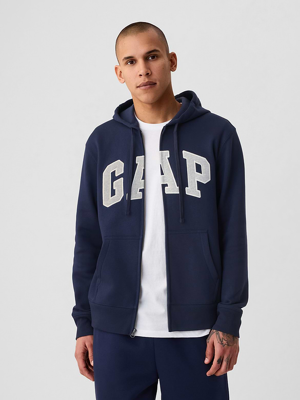 Adult VintageSoft Arch Logo Zip Hoodie