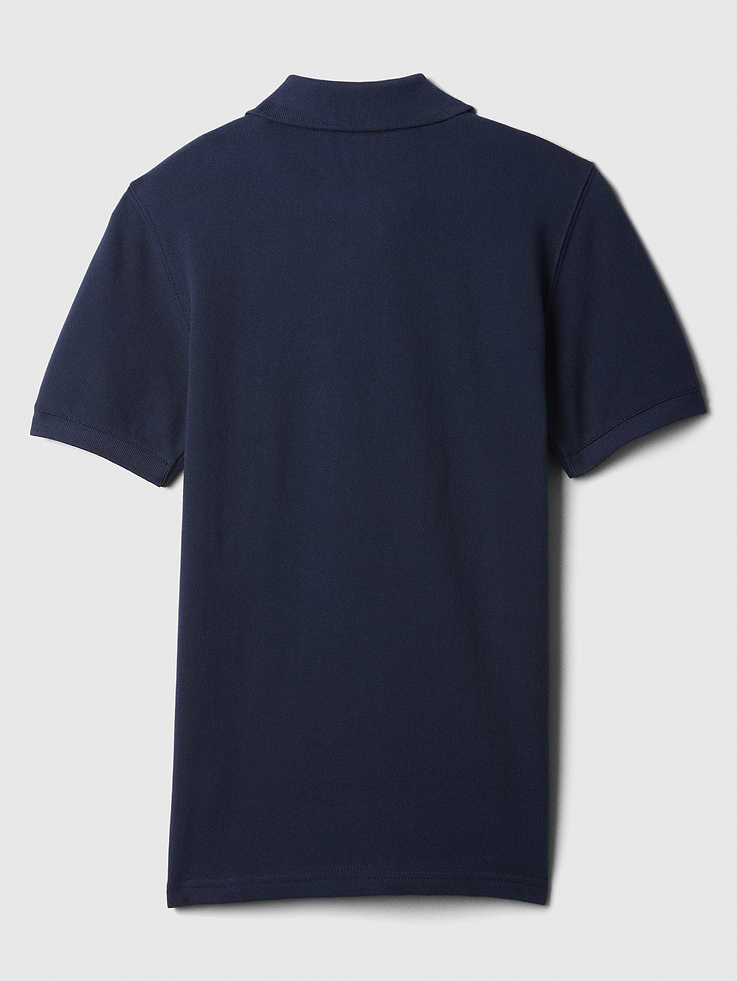 Image number 2 showing, Kids Uniform Pique Polo Shirt
