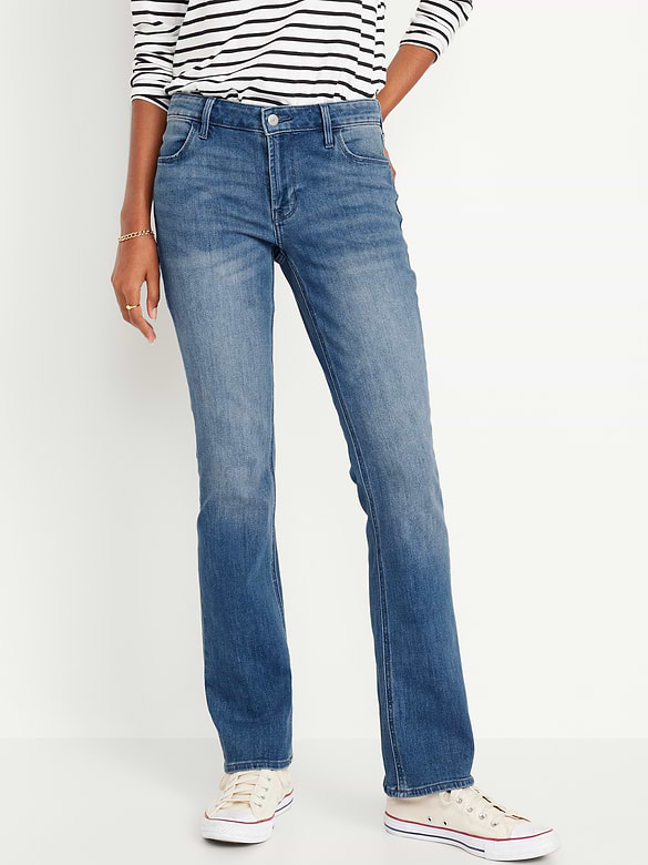 Mid-Rise Wow Boot-Cut Jeans