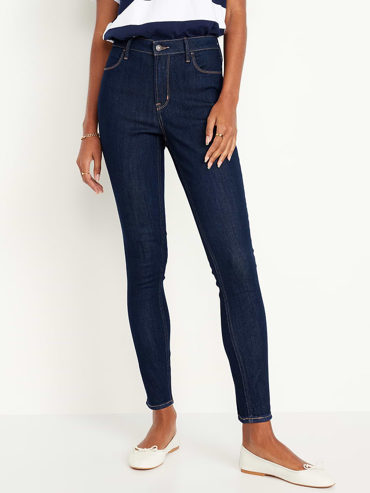 Image number 2 showing, High-Waisted Wow Super-Skinny Jeans