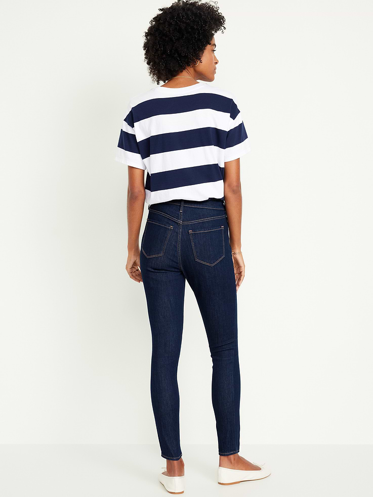 Image number 3 showing, High-Waisted Wow Super-Skinny Jeans