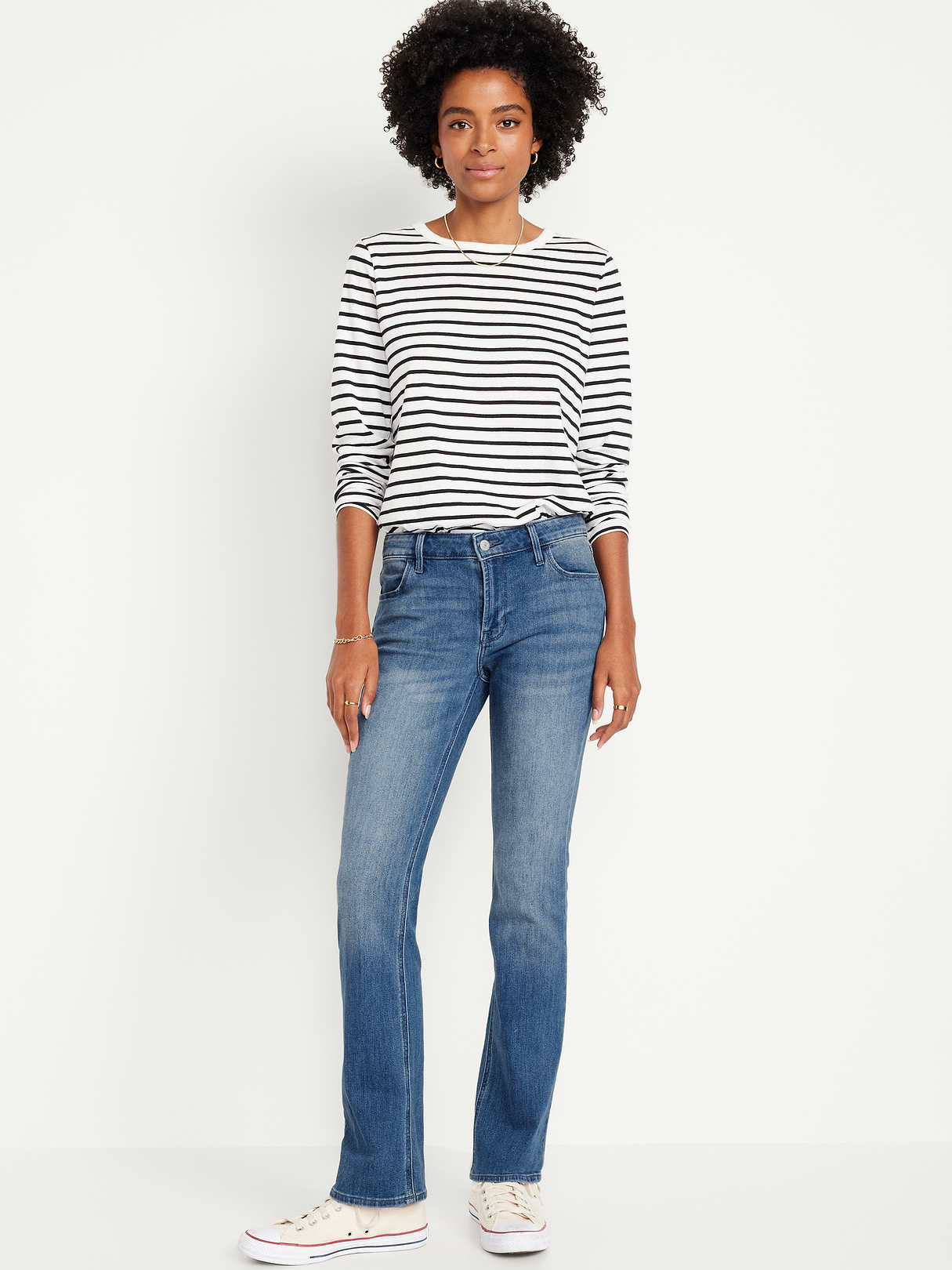 Mid-Rise Wow Boot-Cut Jeans - Medium Wash by Old Navy