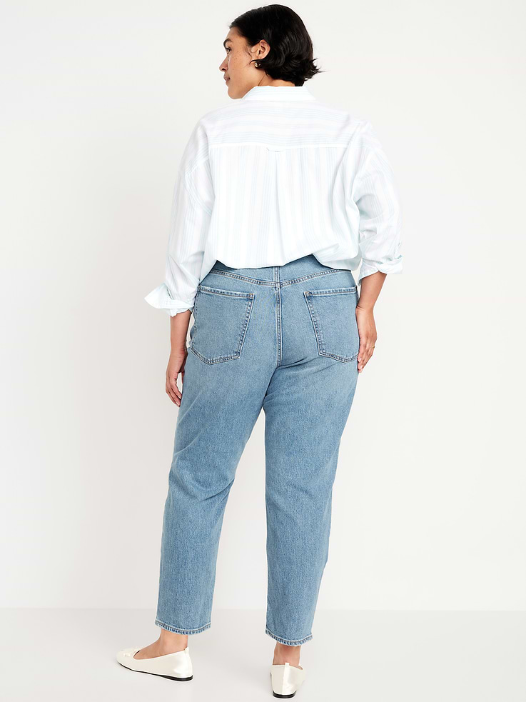 L'image numéro 8 présente Jean OG droit à taille haute longueur cheville