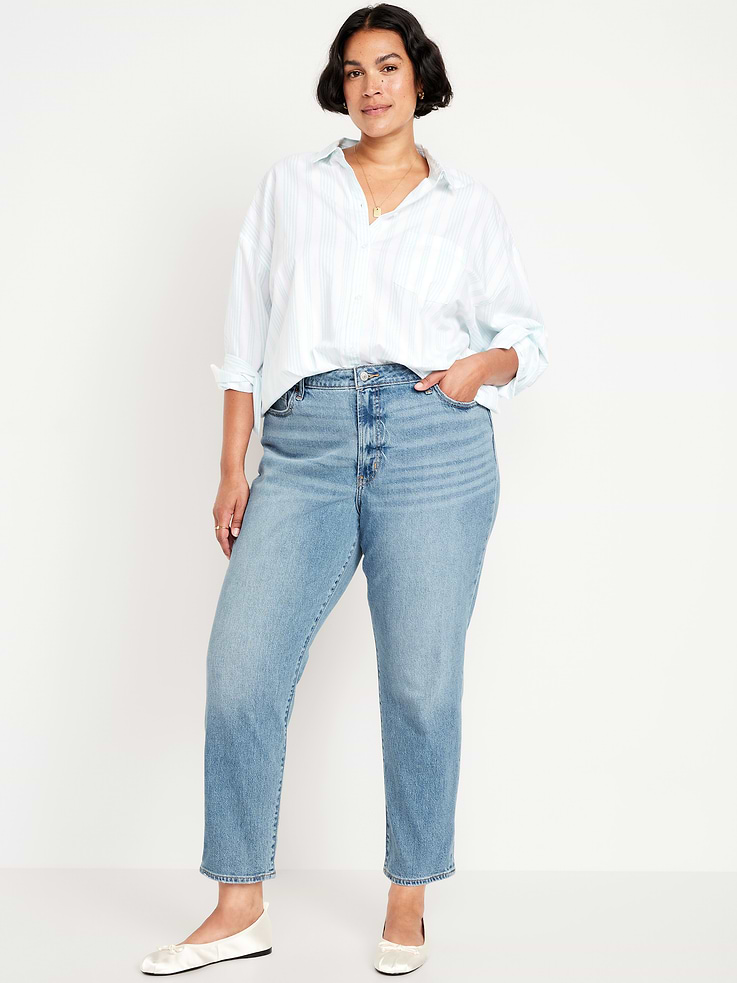 L'image numéro 7 présente Jean OG droit à taille haute longueur cheville