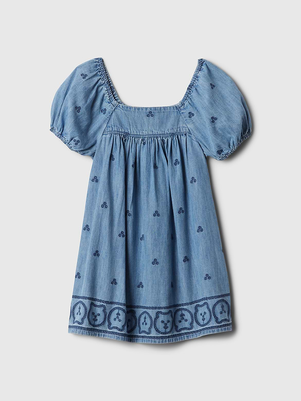 Baby & Toddler Embroidered Denim Dress