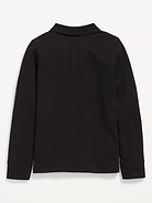 Image number 3 showing, Uniform Pique Polo Shirt for Girls